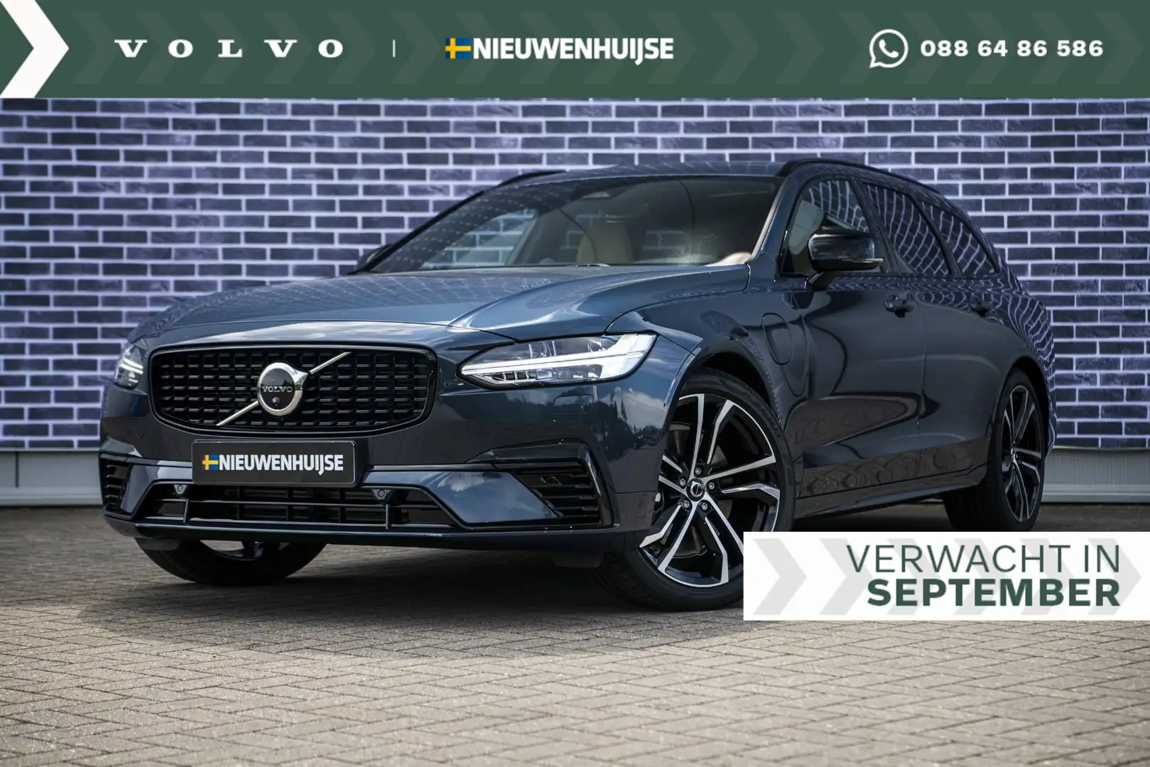 Volvo V90 2.0 T8 Plug-in hybrid AWD Ultra Executive Edition Blau - 1