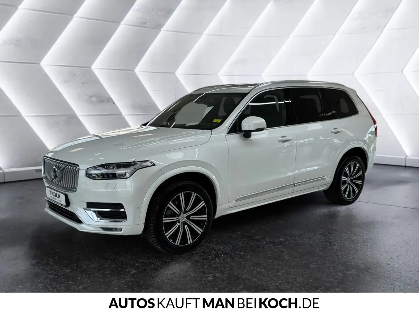 Volvo XC90 B5D AWD Ultimate 360° PANO HUD BLIS B/W Weiß - 2