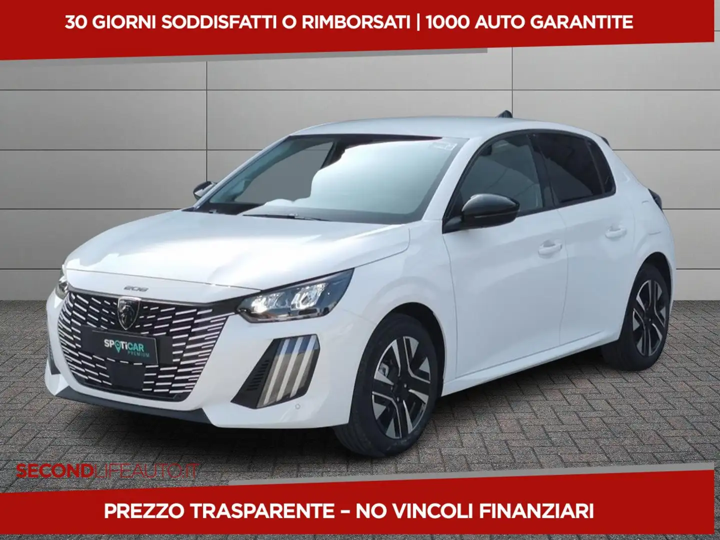 Peugeot 208 1.2 hybrid Allure 145cv e-dcs 6 Bianco - 1