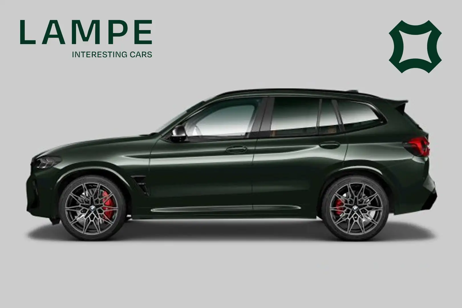 BMW X3 M Competition MalachiteGreen Pano Trekh HarmanKardon Vert - 2