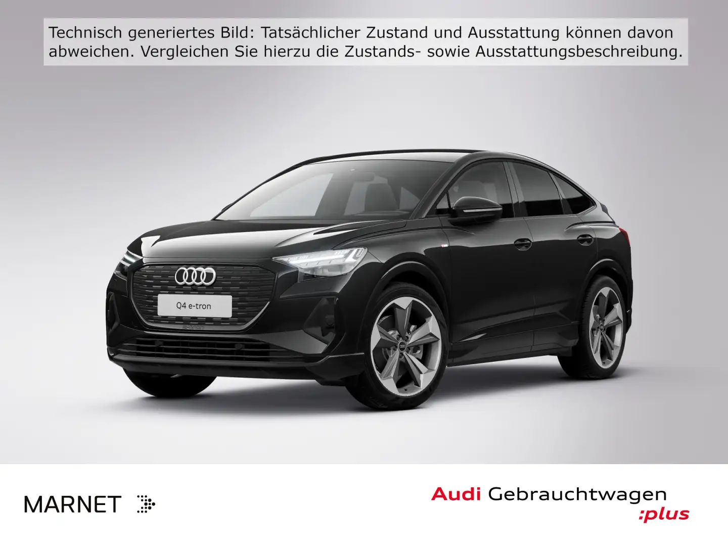 Audi Q4 e-tron 50 quattro*S line*Matrix*SON Schwarz - 1