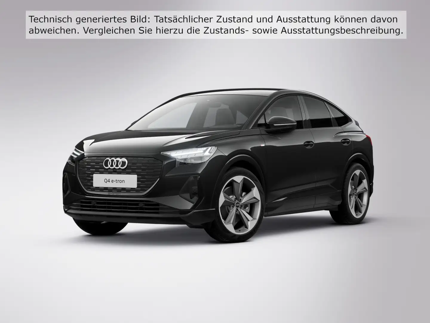 Audi Q4 e-tron 50 quattro*S line*Matrix*SON Schwarz - 2