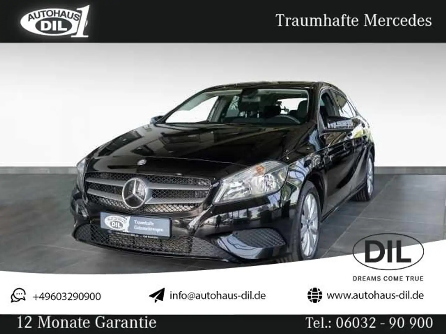 Mercedes-Benz A 180 (BlueEFFICIENCY) *SHZ*Klima*Scheckheft* Noir - 1