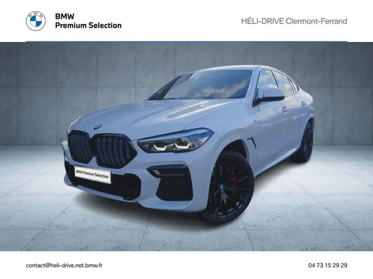 BMW X6 xDrive 30dA 286ch M Sport Blanc - 1
