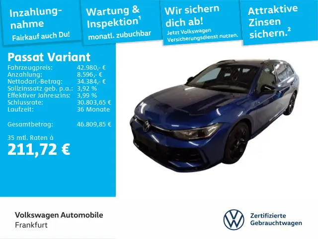 Volkswagen Passat Variant 2.0 TDI DSG 4Motion R-Line Navi I