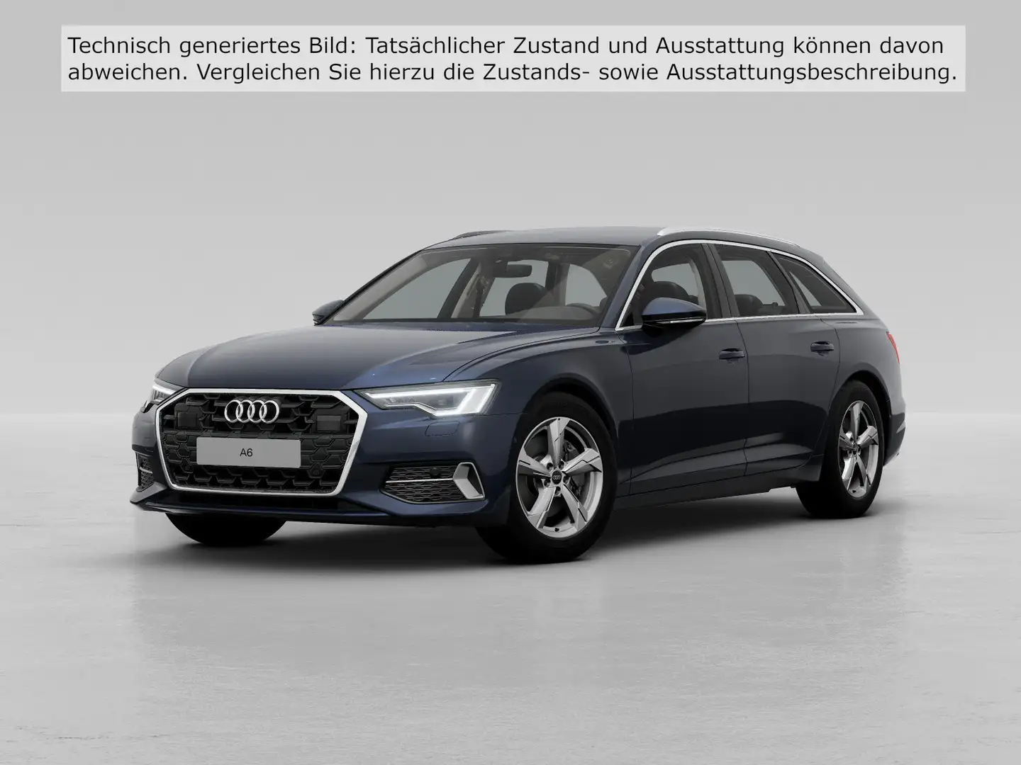 Audi A6 45 TFSI ADVANCED MATRIX LEDER AHK SITZB Blau - 2