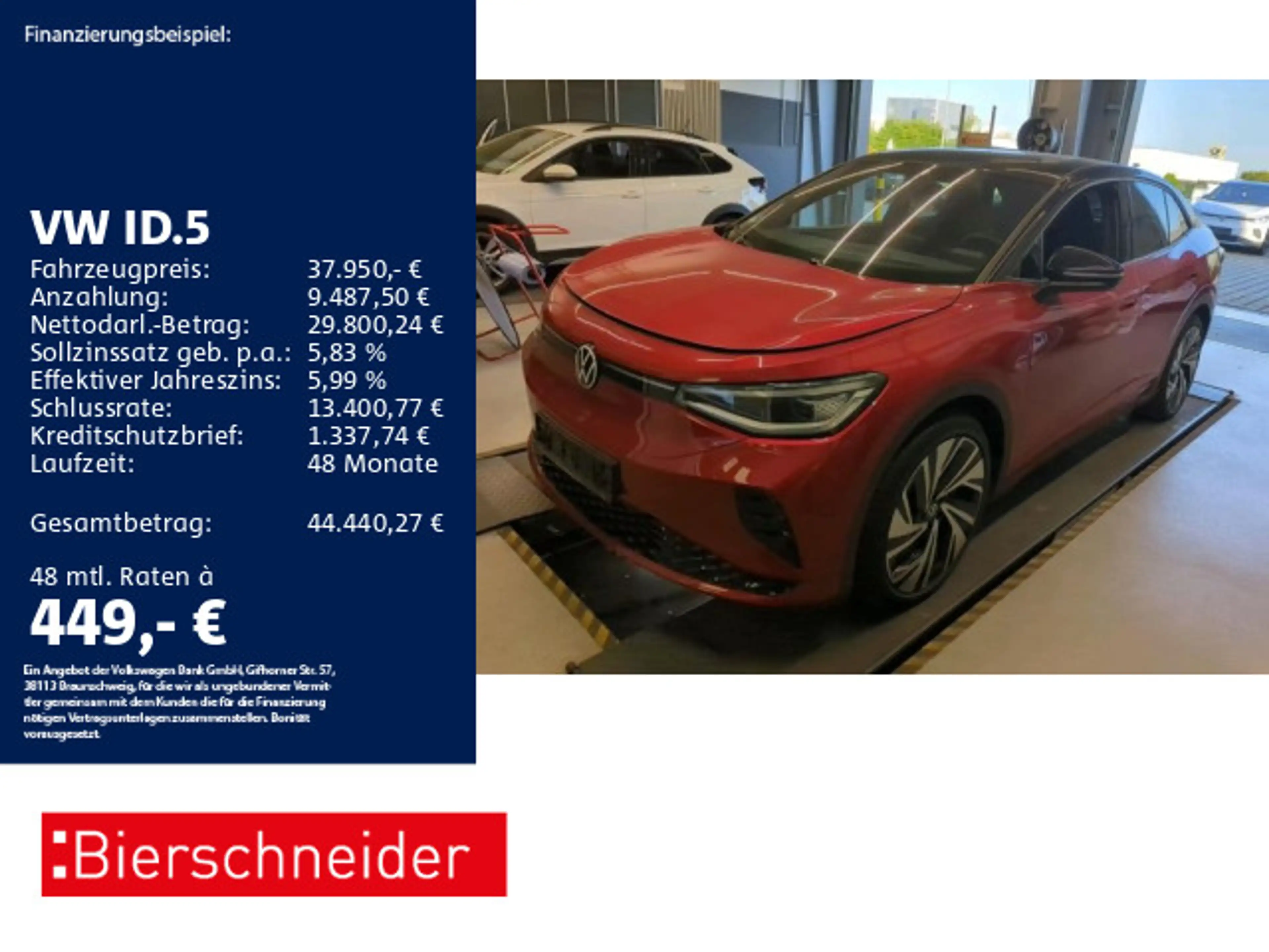 Volkswagen ID.5 GTX 4Mo AHK PANO HuD MATRIX 21