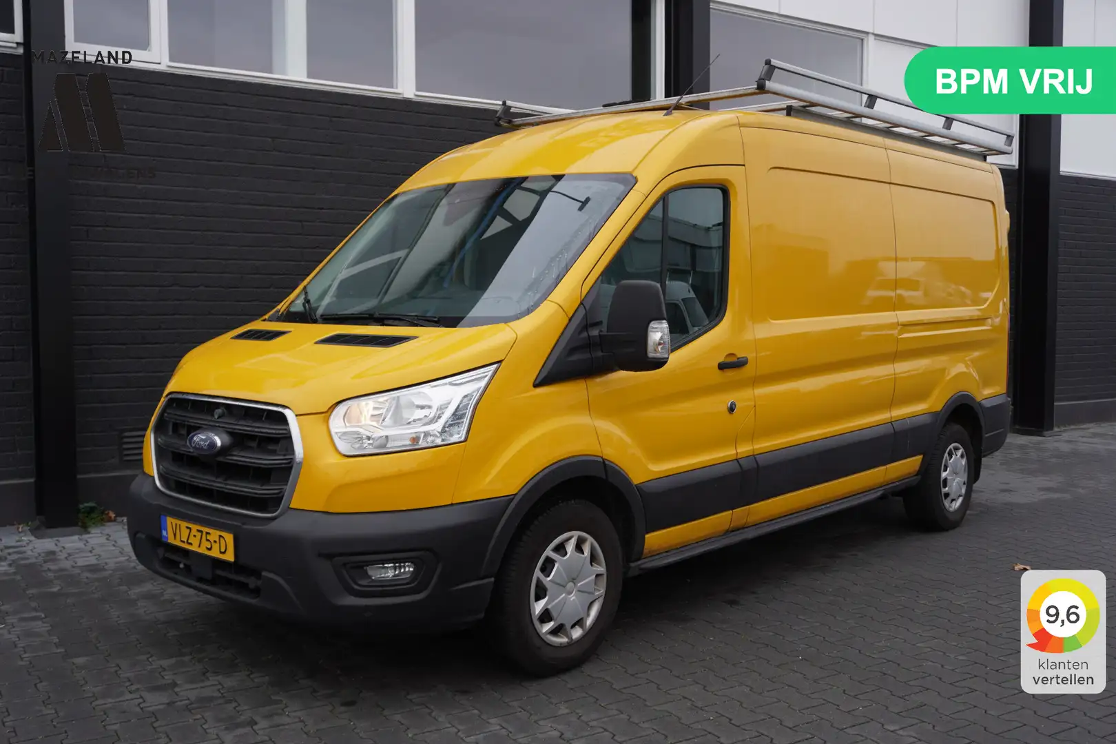 Ford Transit 2.0 TDCI 130PK L3H2 EURO 6 - Airco - Cruise - PDC Jaune - 1