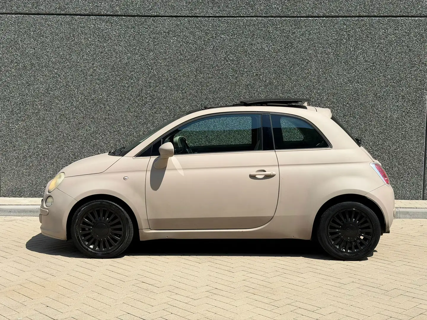Fiat 500 1.2 CAPPUCCINO! (SCHUIF/KANTEL PANORAMADAK, AIRCO Bruin - 2