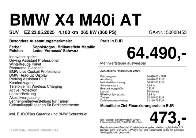 BMW X4 view 2