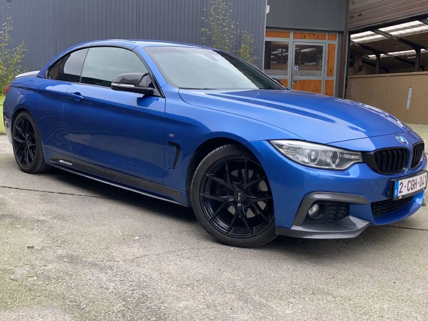 BMW 428 Cabrio 428iXA Bleu - 2