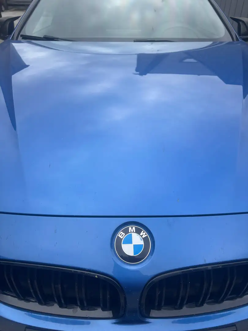 BMW 428 Cabrio 428iXA Bleu - 1