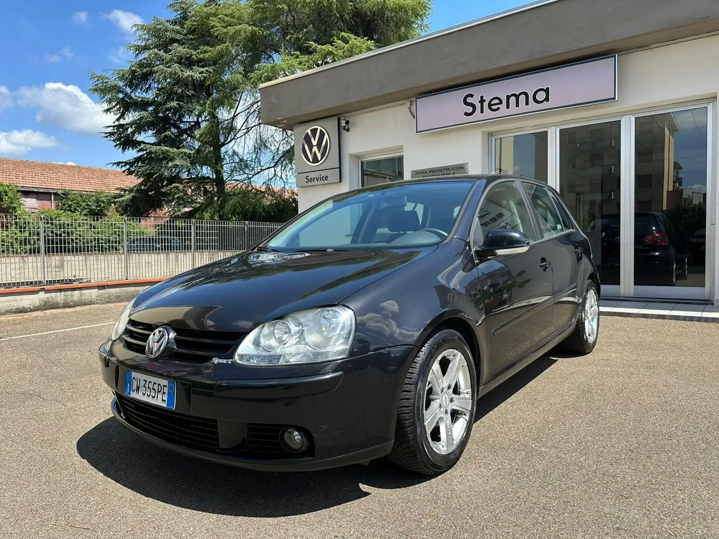 Volkswagen Golf Golf V 2003 5p 1.6 fsi Sportline OTTIMA! Nero - 1