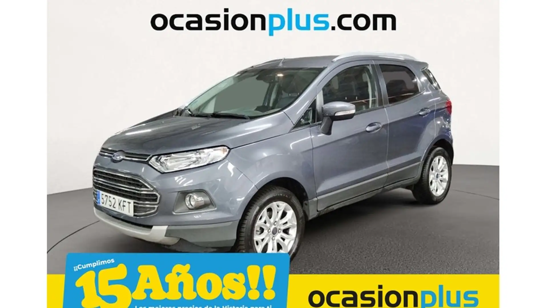 Ford EcoSport 1.5TDCi Titanium 95 Grijs - 1