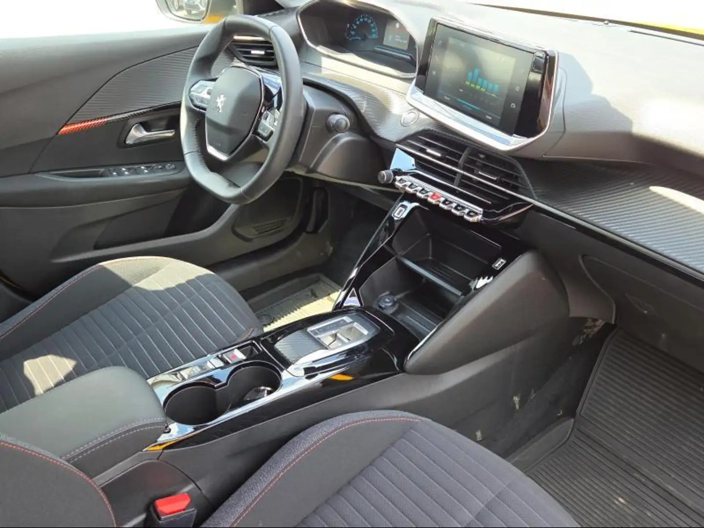 Peugeot e-208 Active 50Kwh 136pk GPS/Apple/Android/360km Jaune - 2