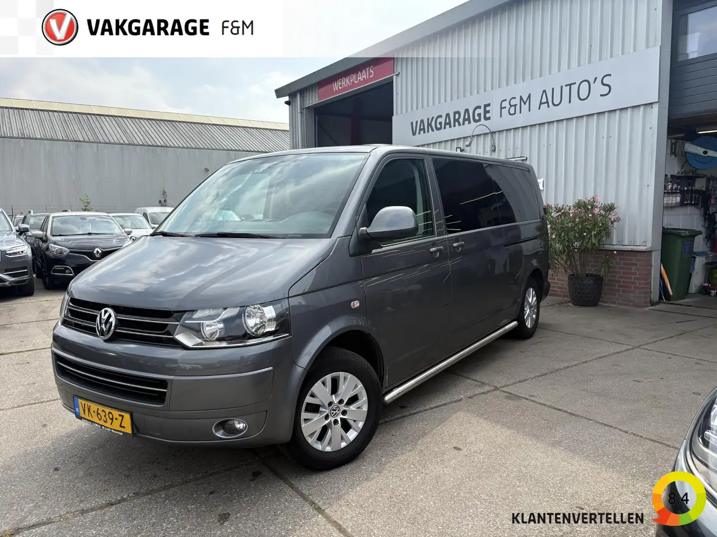 Volkswagen T5 Transporter 2.0 TDI L2H1 DC Comfortline Gri - 1