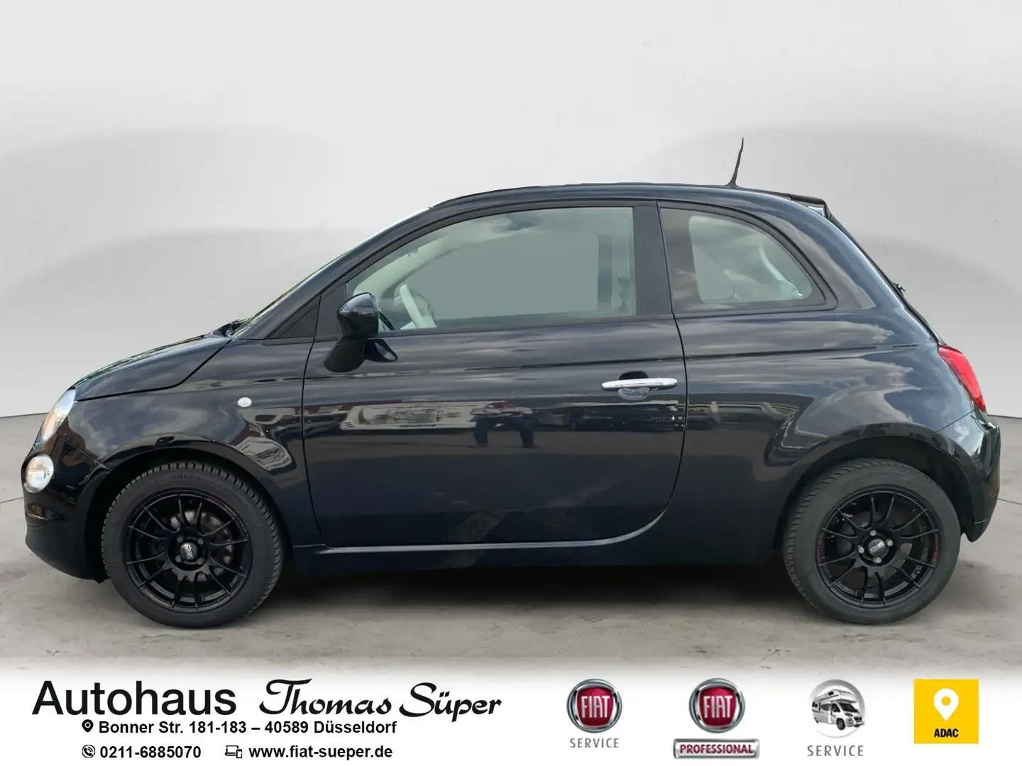 Fiat 500 Pop Star Automatik Allwetter auf 15" Black - 2