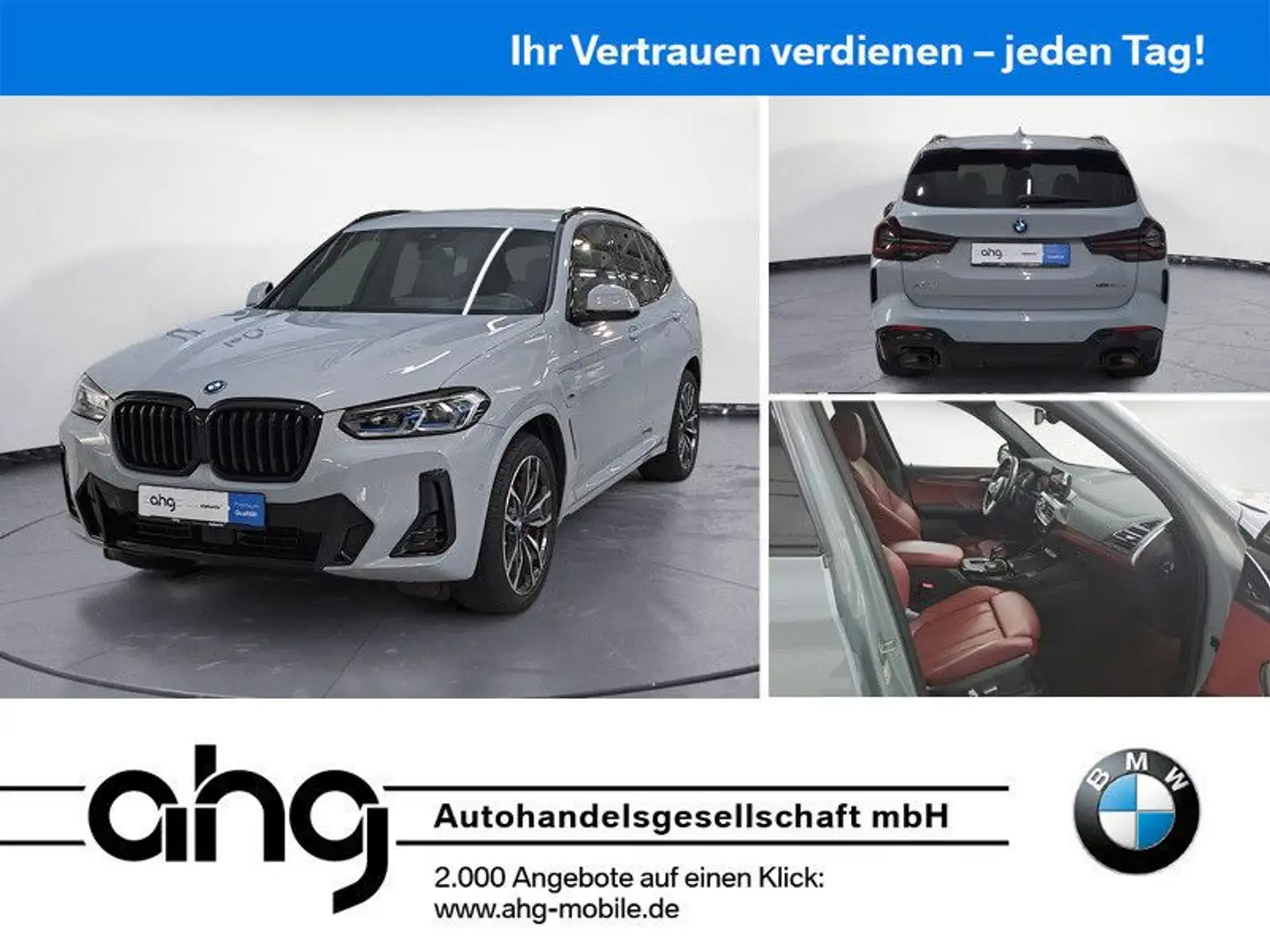 BMW X3 xDrive30e AT M Sportpaket Innovationsp. RFT Grau - 1