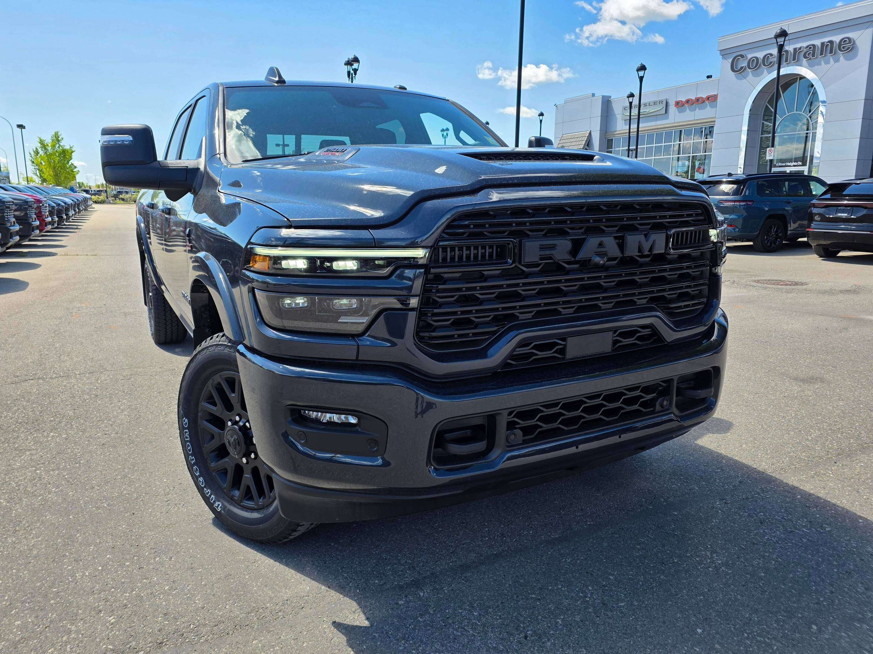 Blue 2026 RAM 2500 Pickup Truck Four-Wheel Drive 8-Speed Automatic