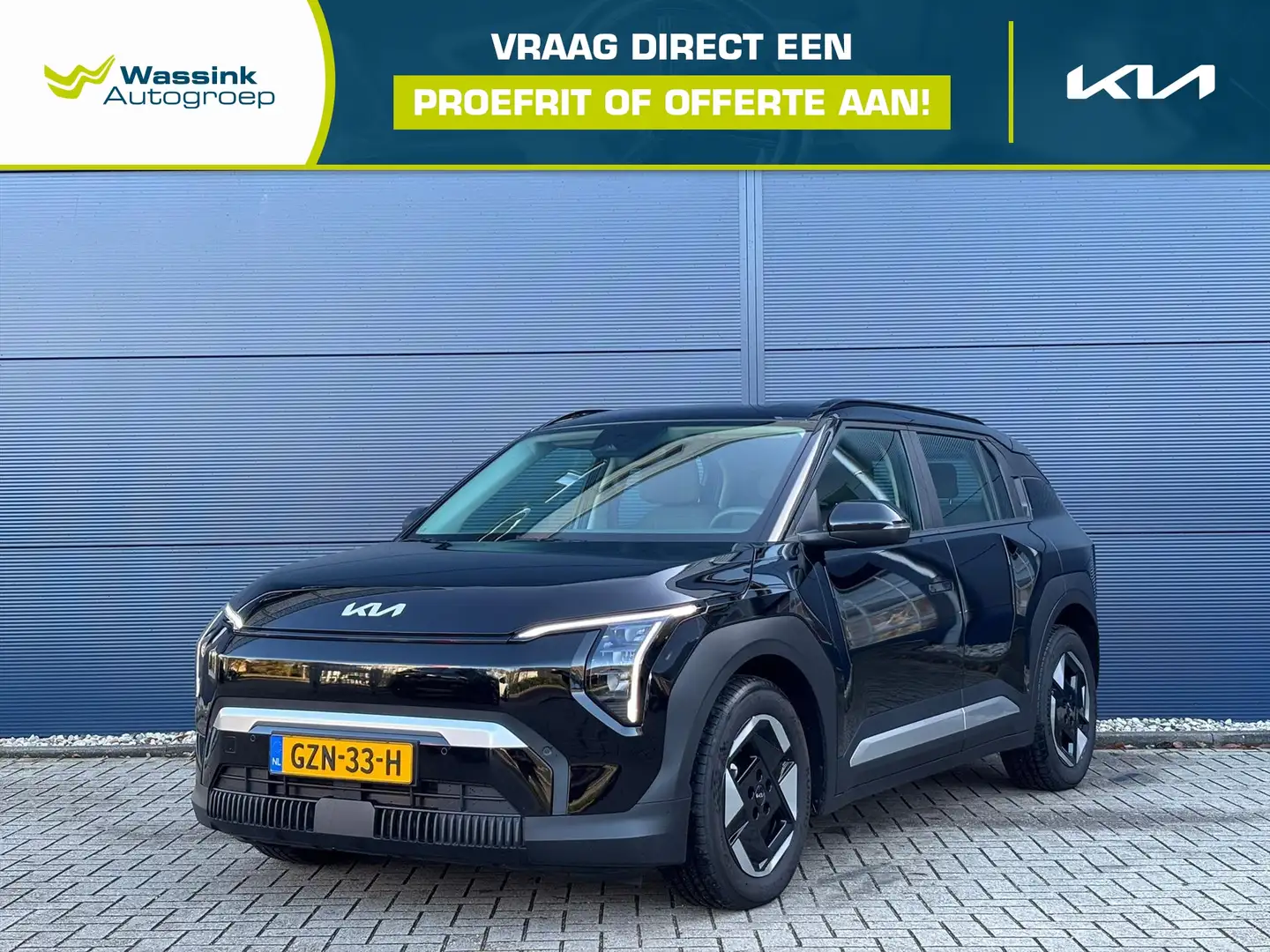 Kia EV3 58,3 kWh 204pk Air I Adaptieve Cruise I Navigatie Noir - 1