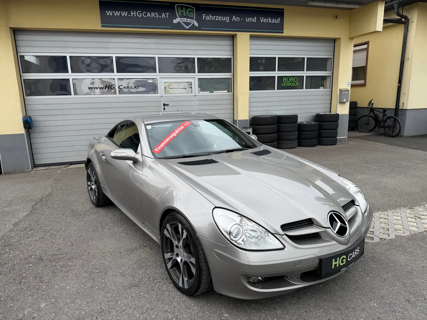 Mercedes-Benz SLK 350 Cabrio 3,5 V6 Grau - 1