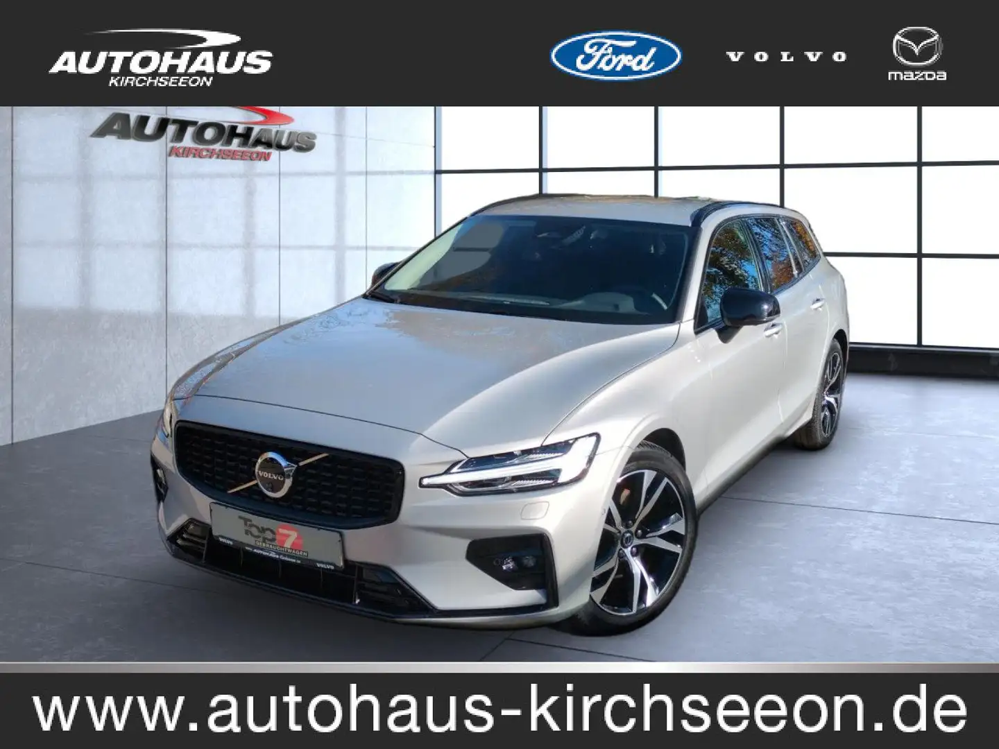 Volvo V60 B4 (Benzin) Plus Dark Automatik Bluetooth Navi Silber - 1