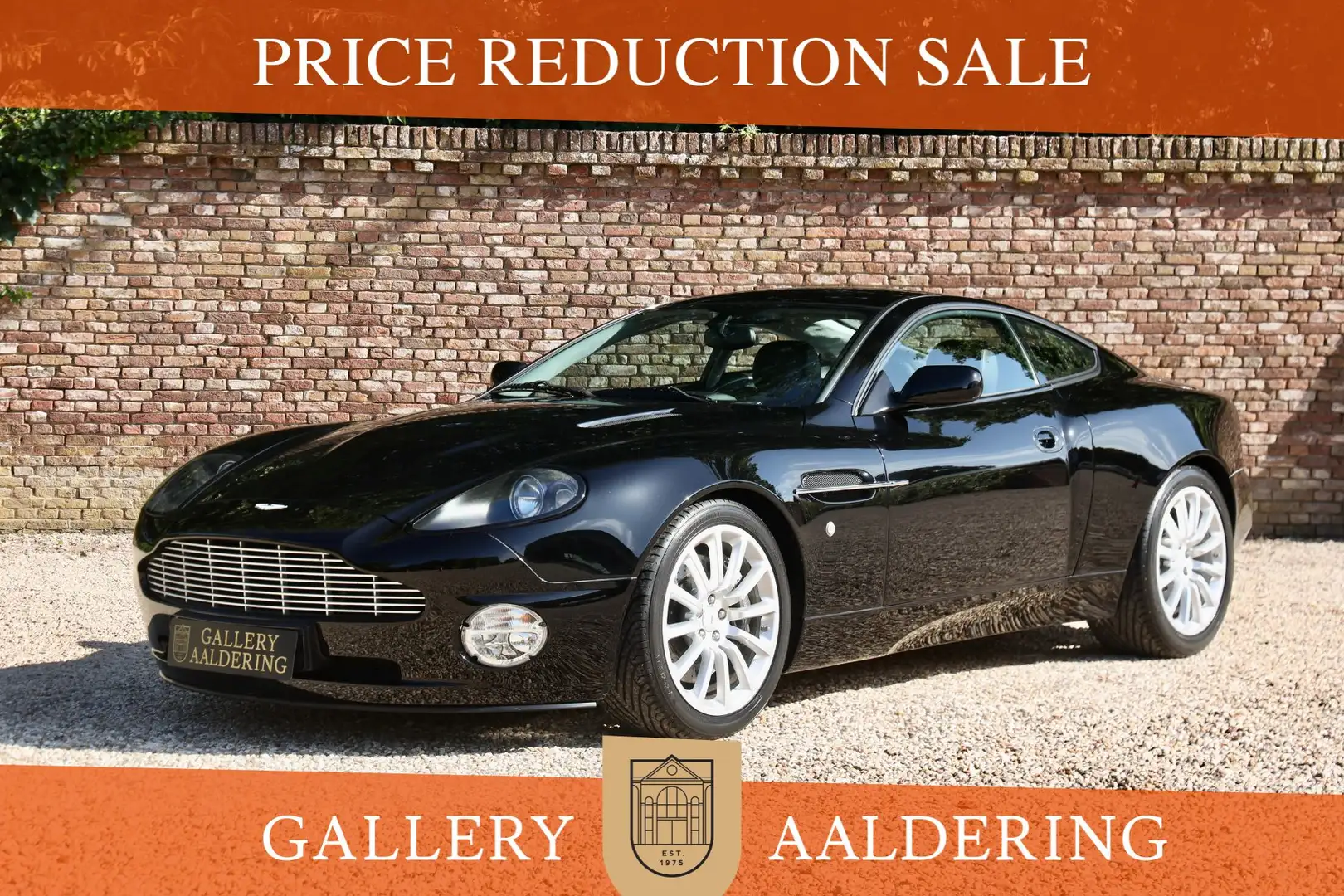Aston Martin Vanquish V12 "Low mileage" PRICE REDUCTION! Executed in dee Zwart - 1