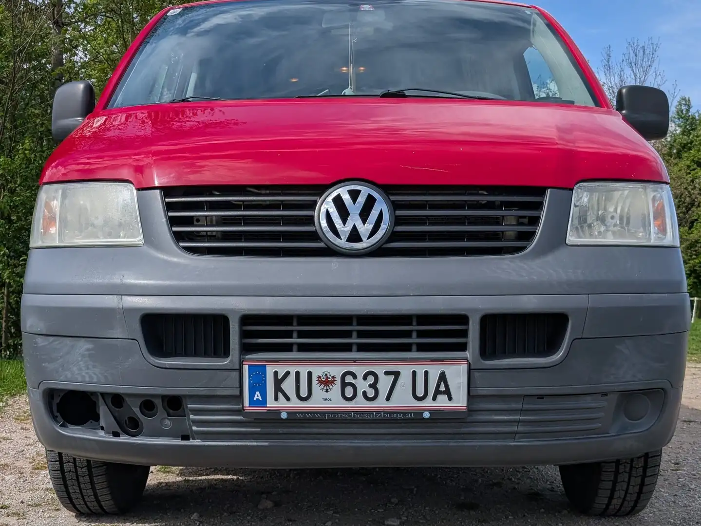 Volkswagen T5 Transporter 1,9 TDI D-PF Rot - 2