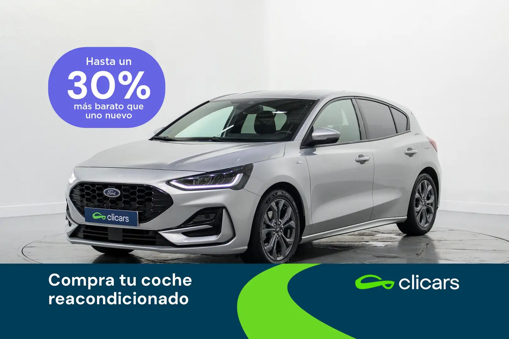 Ford Focus 1.0 Ecoboost MHEV ST-Line 155 Aut. Azul - 1