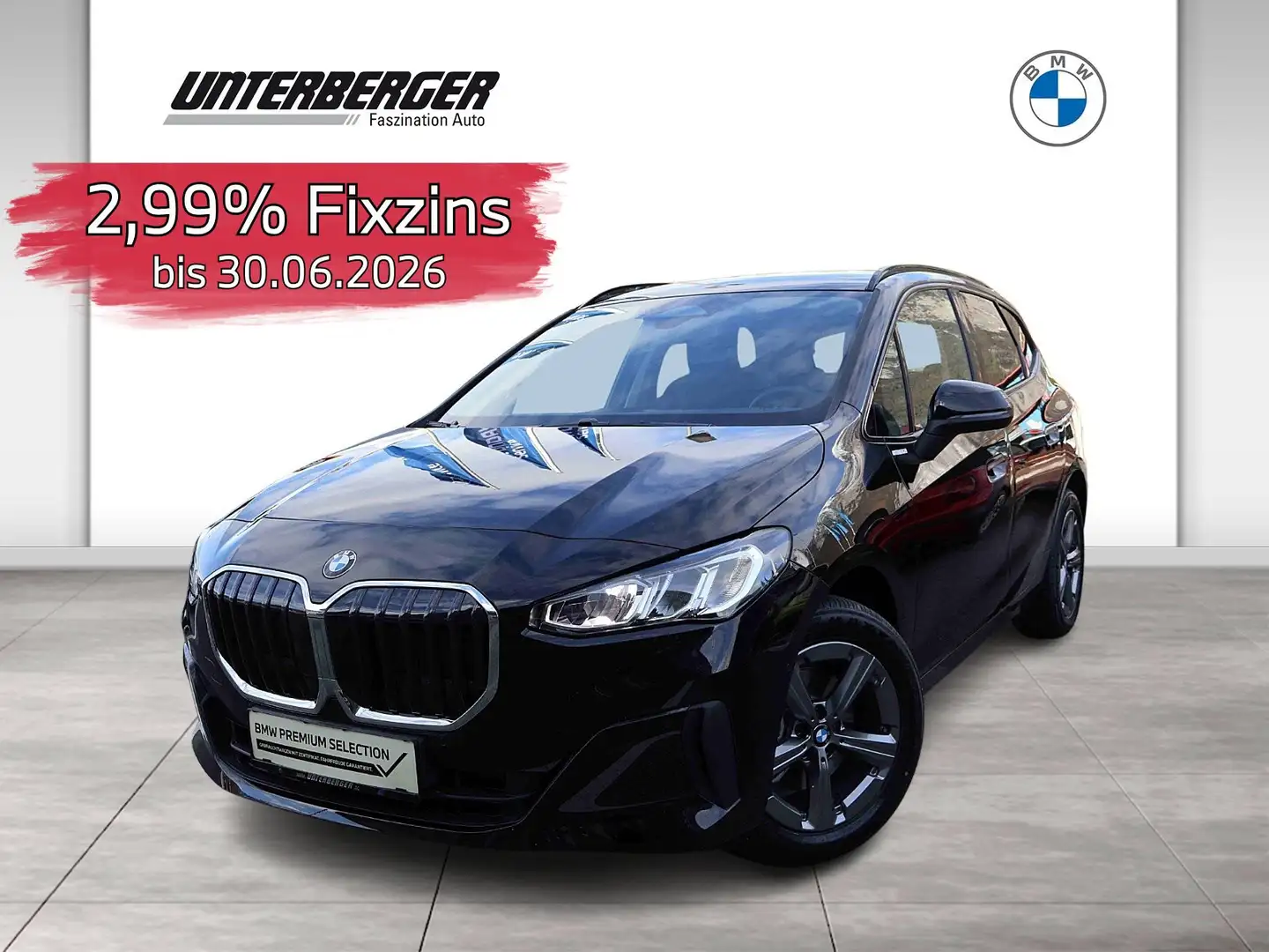 BMW 216 i Active Tourer inkl Leasing 2.99% Fixzins und BMW Schwarz - 1