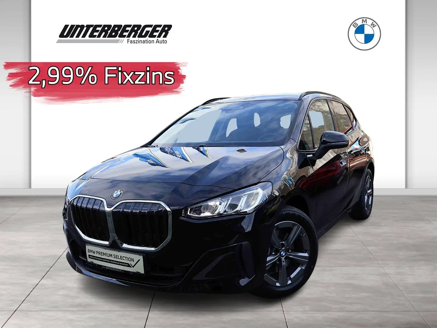 BMW 216 i Active Tourer inkl Leasing 2.99% Fixzins Schwarz - 1