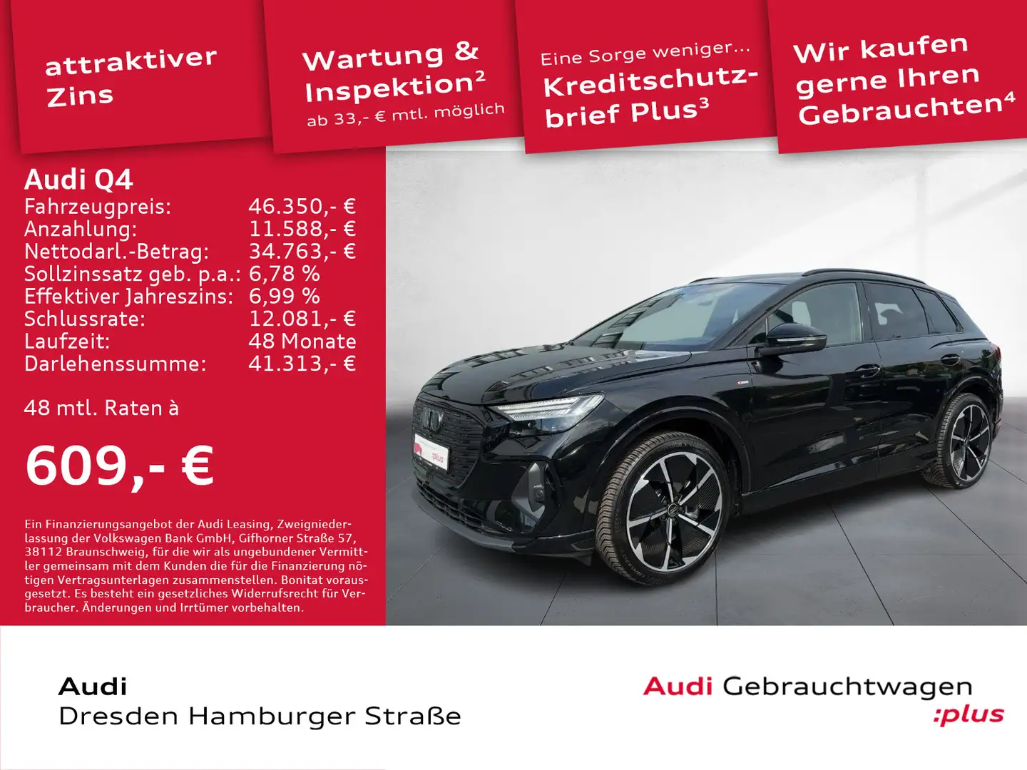 Audi 50 e-tron quat. S line Matrix Navi Pano AHZV crna - 1