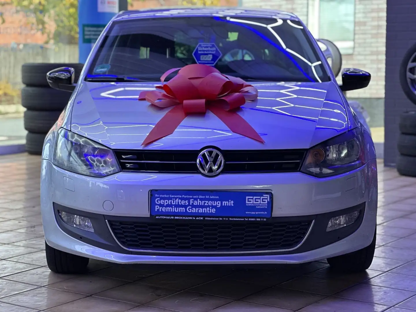 Volkswagen Polo V Match*HU/AU*SERVICE*TEMP*KLIMA*ISO*SHZ* Silber - 2