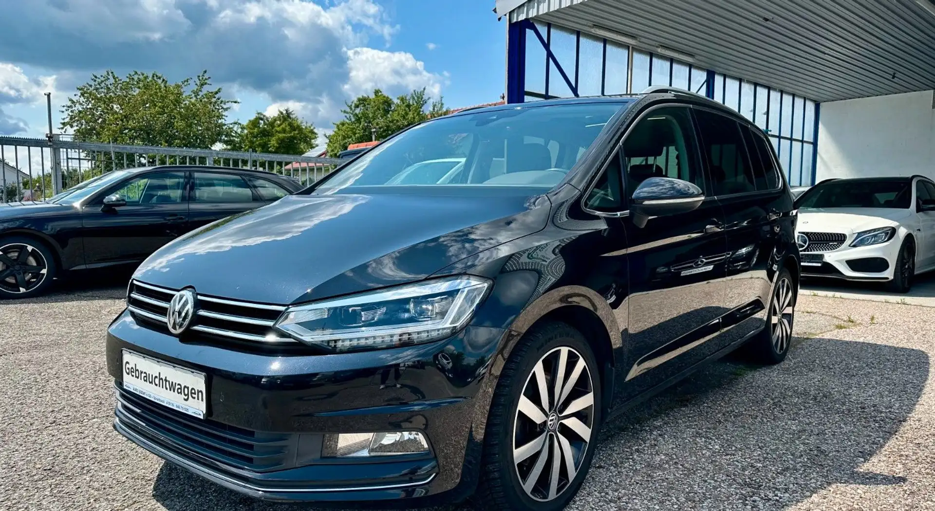 Volkswagen Touran Highline BMT/Start-Stopp/LED/KAMERA/7Sitz Schwarz - 1
