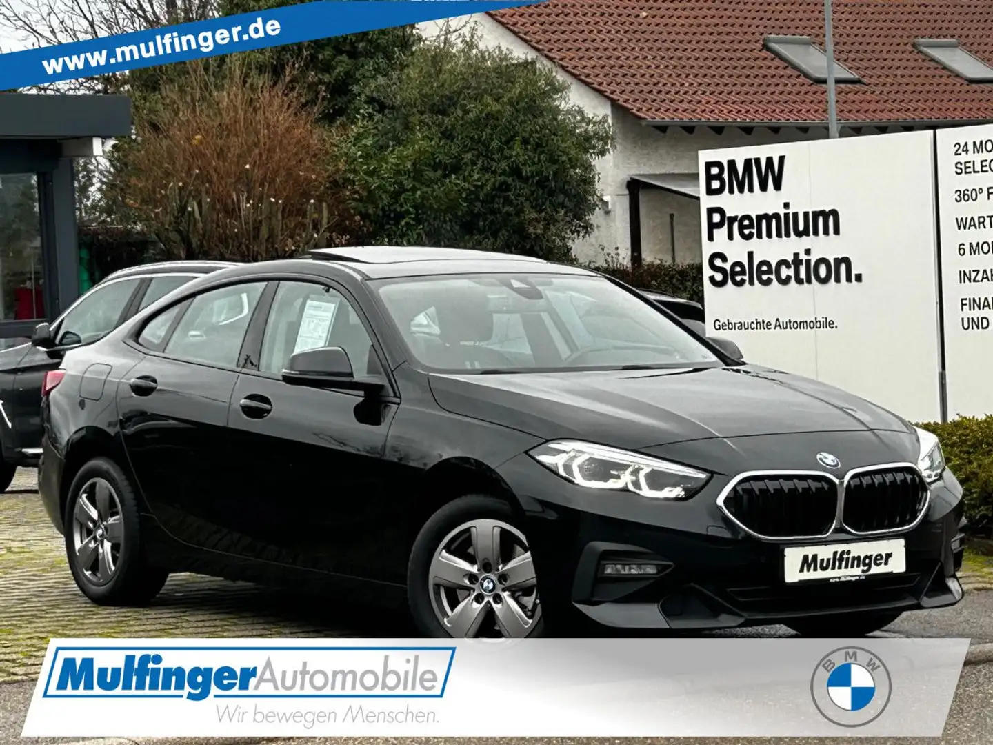 BMW 218 i GC.DKG-Aut. Sports.LiveProf PanoDach Sitzh Schwarz - 1
