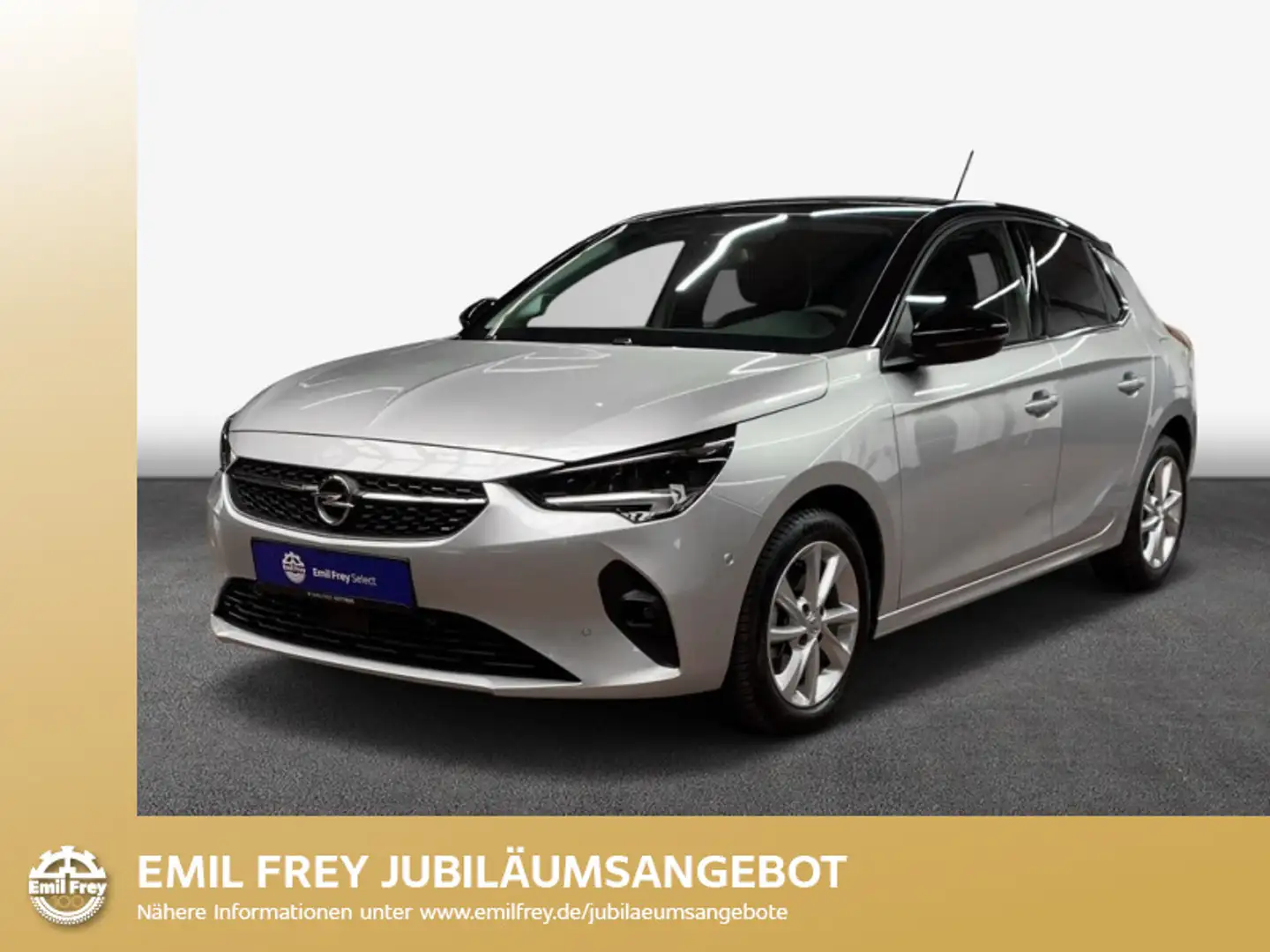 Opel Corsa 1.2 Direct In Turbo Autom. Elegance LED*RFC Zilver - 1