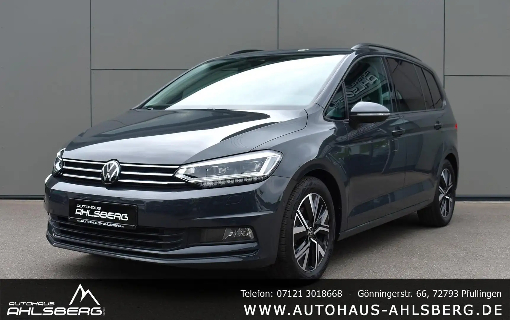 Volkswagen Touran COMFORT/ DIG.C/ACC/PANO/RFK/DYNAUDIO/AHK/CAR-PLAY Gris - 1