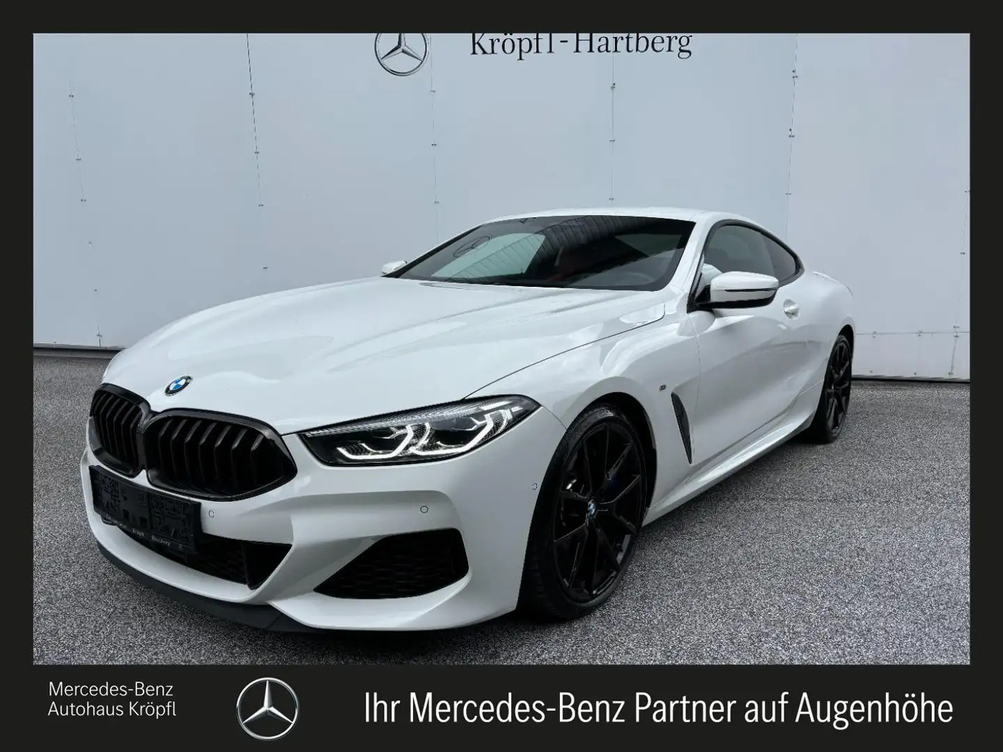 BMW M850 i xDrive Aut. Coupe NAVI LED SHZ Weiß - 1