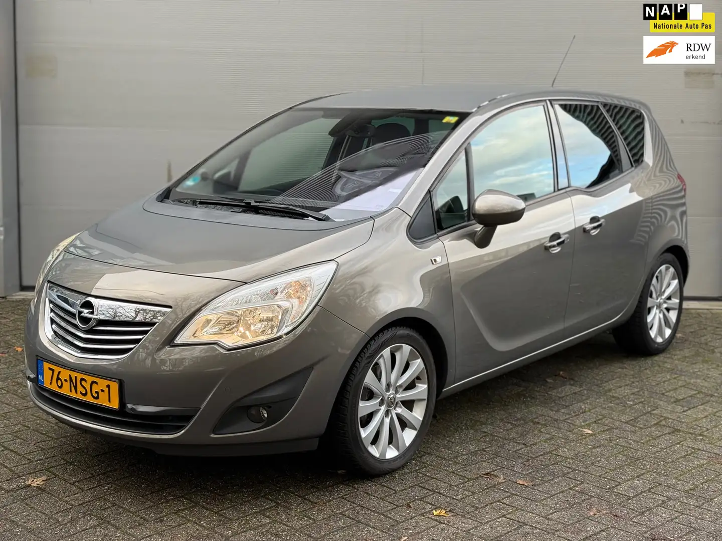 Opel Meriva 1.4 Turbo Cosmo l Rijdt & Schakelt zeer goed l Vol Bruin - 1