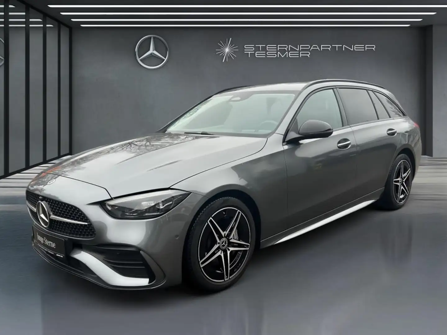 Mercedes-Benz C 300 d T AMG+Night+AHK+Memory+Totw+Ambiente Grau - 1