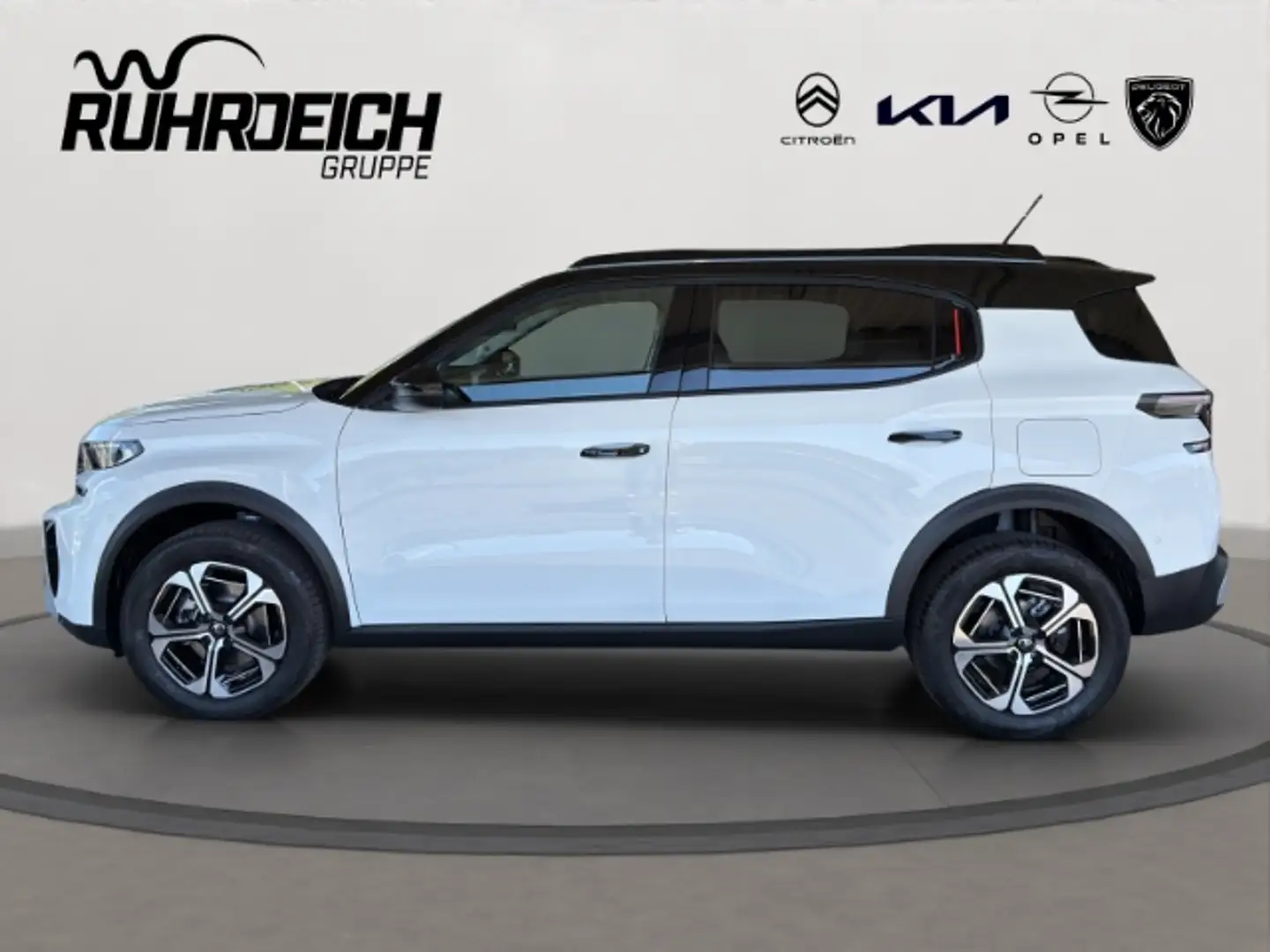 Citroen C3 Aircross Mild-Hybrid 145 MAX Navi LED Totwinkel Apple CarPl Blanc - 2