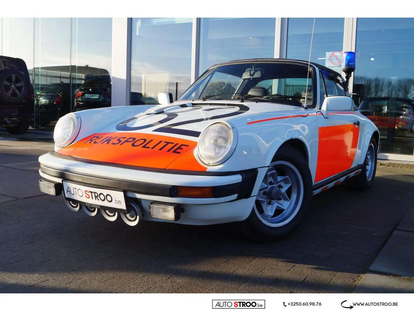 Porsche 911 3.0 SC Targa Rijkspolitie Alex 82 Blanc - 1