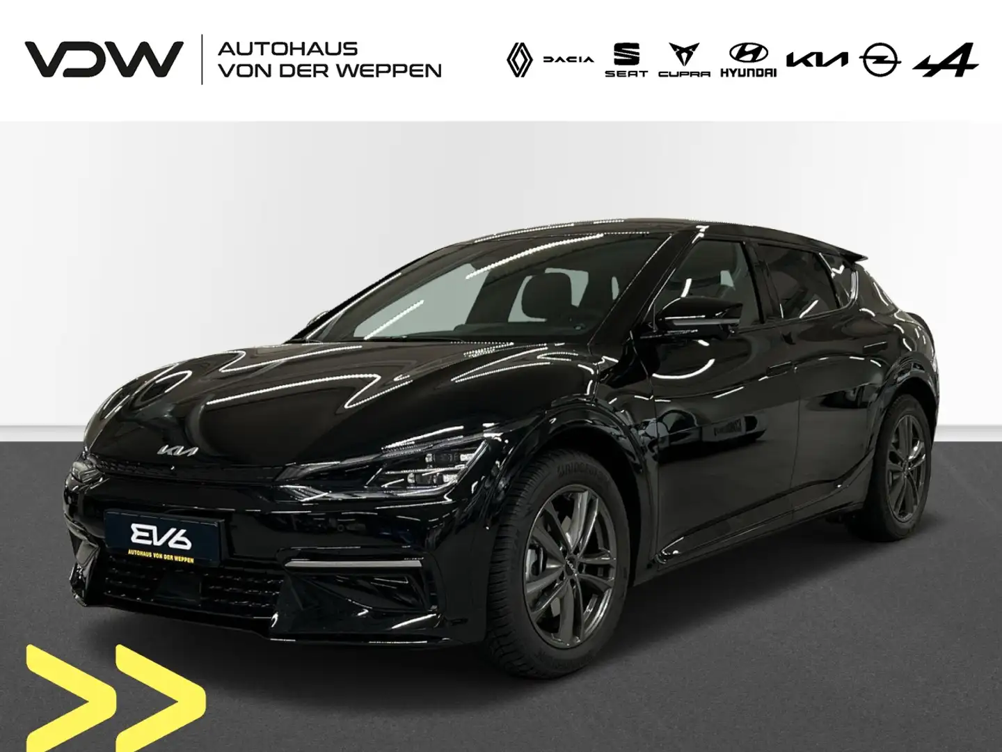 Kia EV6 GT-Line 4WD / SOFORT VERFÜGBAR ! Klima Navi Schwarz - 1