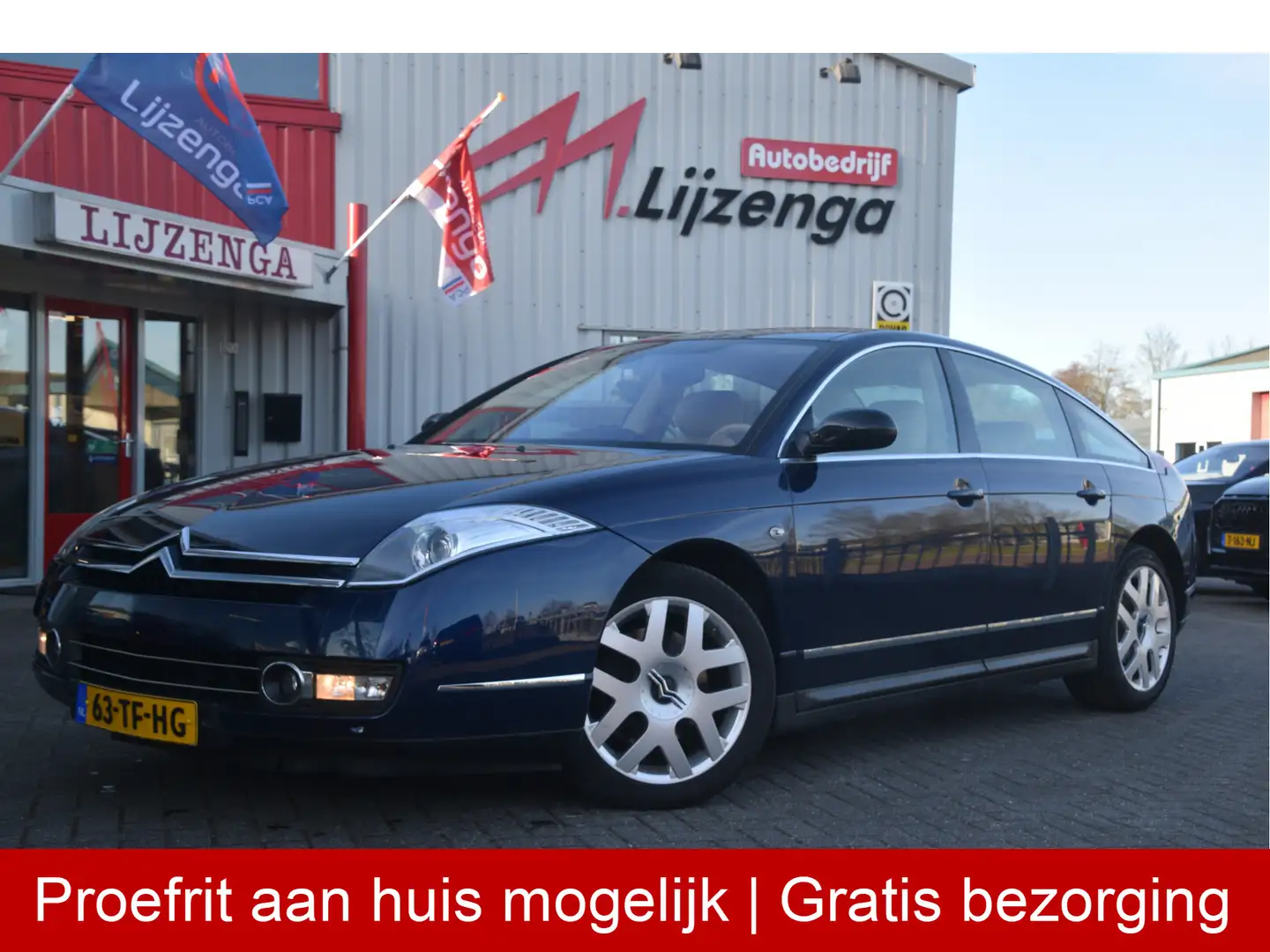 Citroen C6 2.7 HdiF V6 Exclusive Navi | Headup | Leer | Xenon Azul - 1