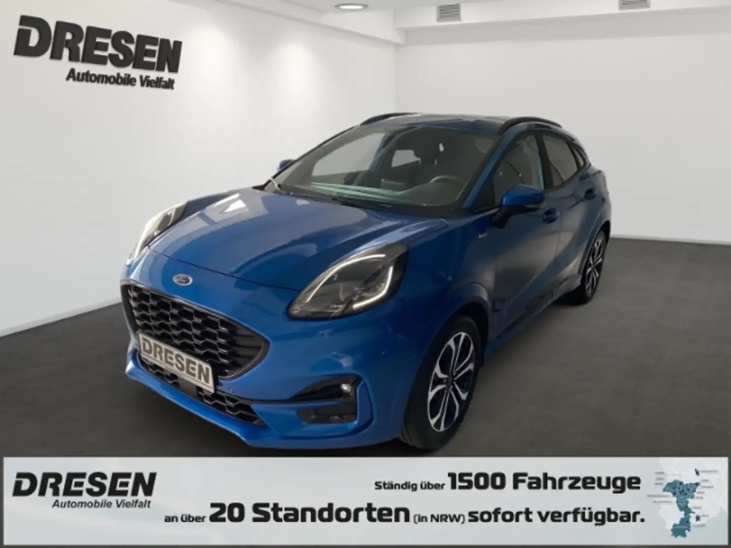 Ford Puma 1.0 EcoBoost ST-Line + AHK ab. + el. Heckklappe + Bleu - 1
