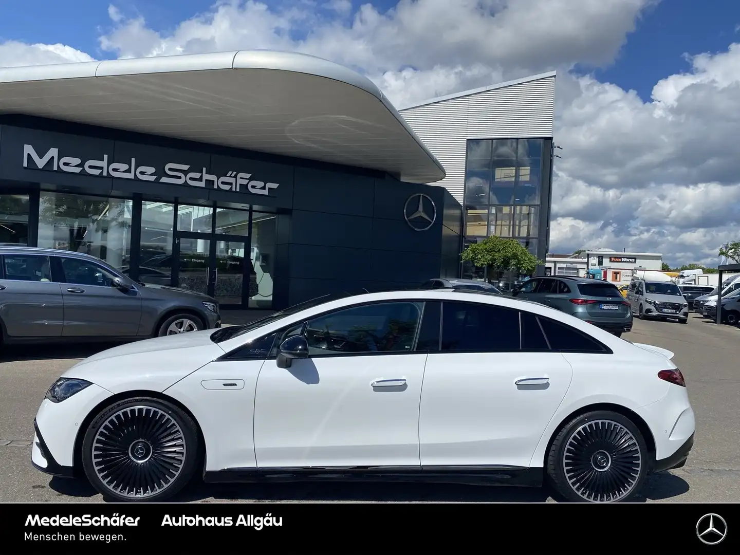 Mercedes-Benz EQE 53 EQE 53 AMG 4M+ Night 21" MASSAGE Hyper TV Pano LED Weiß - 2