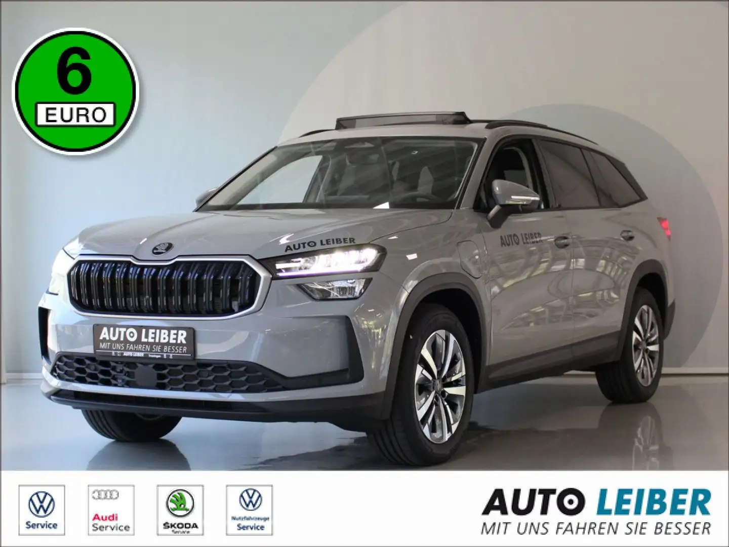 Skoda Kodiaq IV Selection AHK/Pano/LM18 Bluetooth Navi Grau - 1