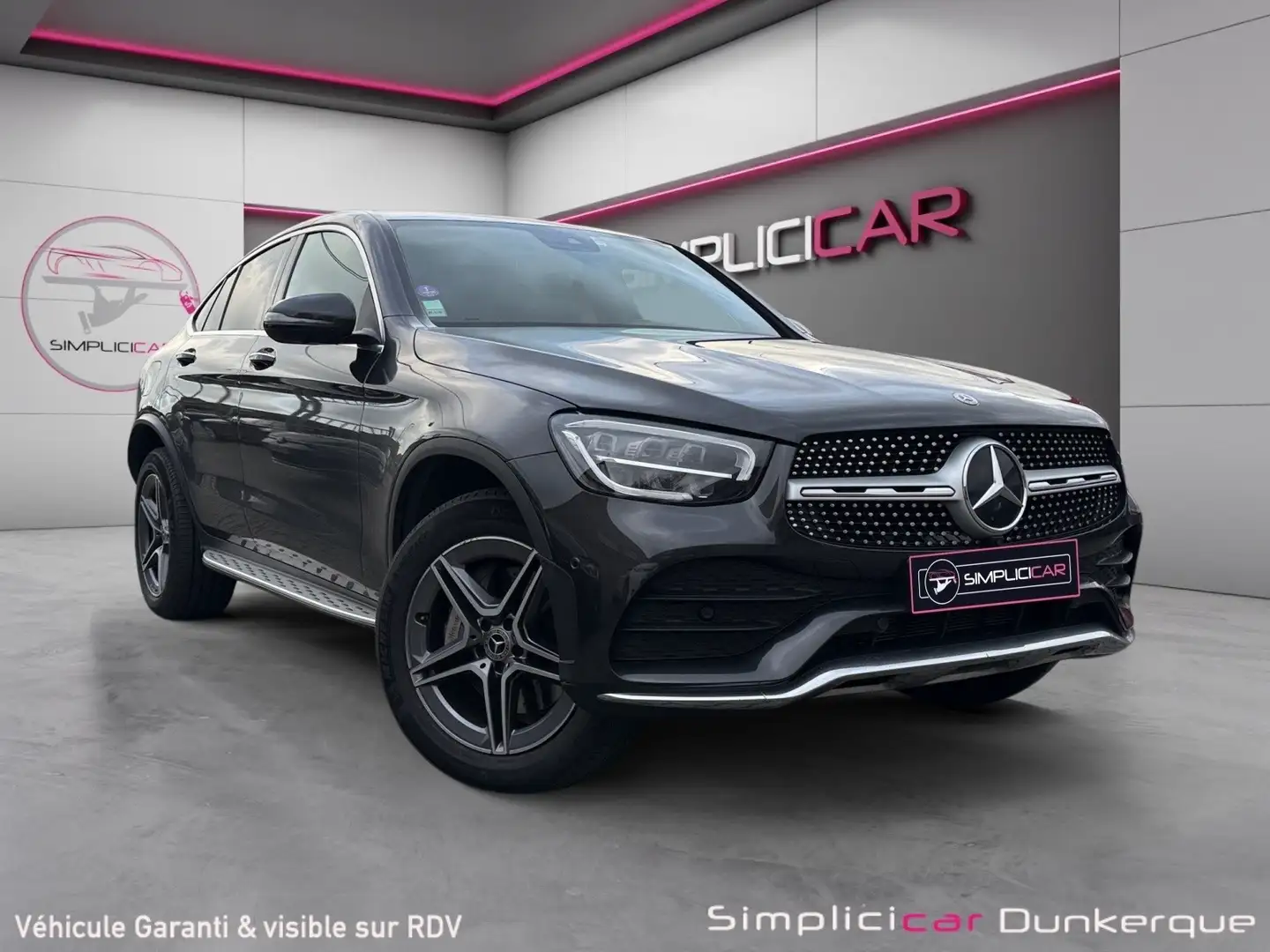 Mercedes-Benz GLC 300 GLC Coupé 300 de 9G-Tronic 4Matic AMG Line Gris - 1