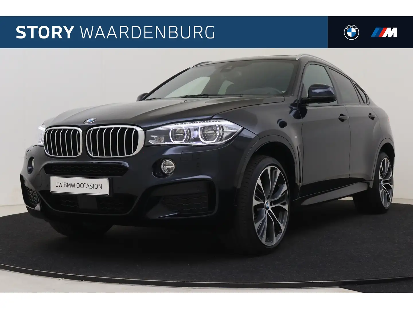 BMW X6 xDrive40d High Executive M Sport Automaat / Schuif Noir - 1