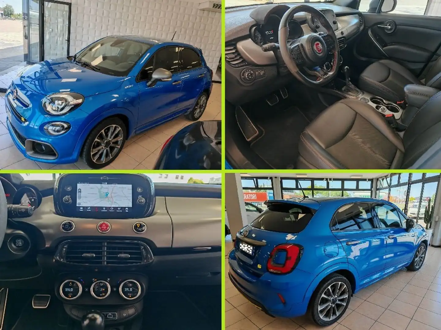 Fiat 500X 500X 1.4,SPORT AUTOMATICA, FULL Blu/Azzurro - 1
